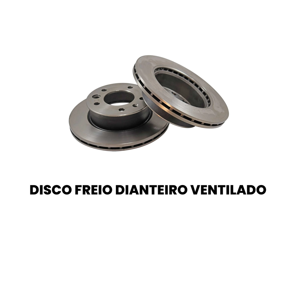 DISCO DE FREIO DIANTEIRO VENTILADO MERCEDES BENZ BD0187 - Imagem 2