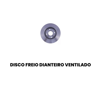 Disco de Freio Dianteiro Ventilado FORD | VOLKSWAGEN BD1064 - Imagem 2