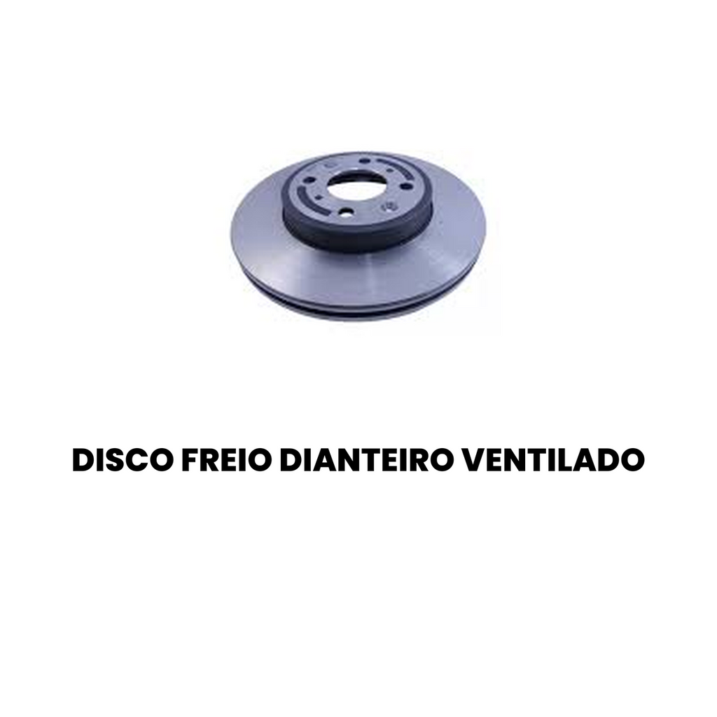 DISCO DE FREIO DIANTEIRO VENTILADO HONDA BD1256 - Imagem 2