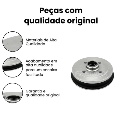 Tambor de Freio Traseiro Saveiro Voyage FREMAX BD1511 - Imagem 3