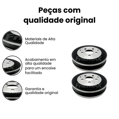 Tambor de Freio Traseiro FREMAX - Kombi - Imagem 3
