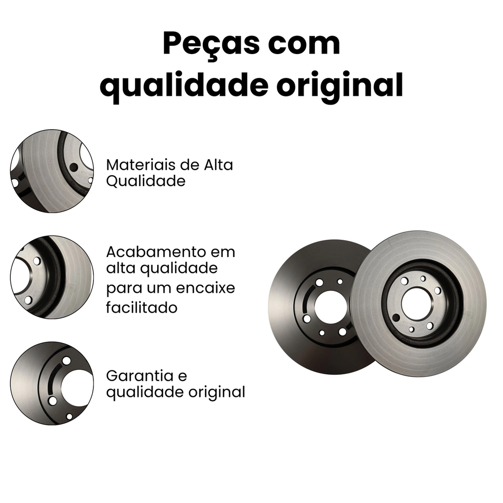 DISCO FREIO DIANTEIRO VENTILADO FIAT BD1650 - Imagem 3