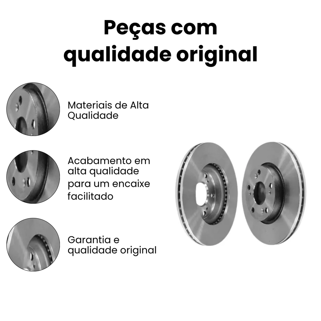 DISCO FREIO DIANTEIRO VENTILADO HONDA BD1705 - Imagem 3