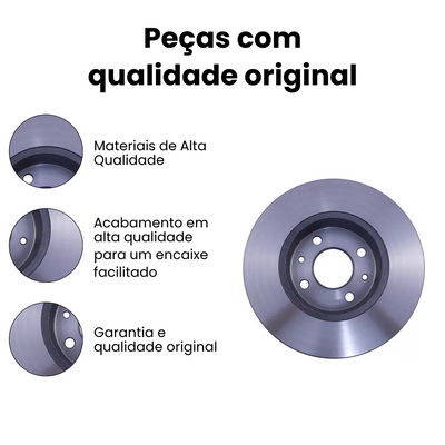 DISCO DE FREIO DIANTEIRO SÓLIDO FIAT BD1815 - Imagem 3