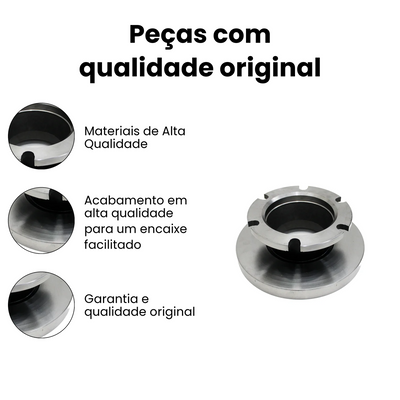 DISCO FREIO DIANTEIRO SÓLIDO VOLKSWAGEN BD1943 - Imagem 3