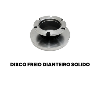 DISCO FREIO DIANTEIRO SÓLIDO VOLKSWAGEN BD1943 - Imagem 2