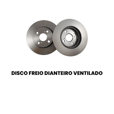 Disco de Freio Dianteiro Ventilado TOYOTA BD2120 - Imagem 2