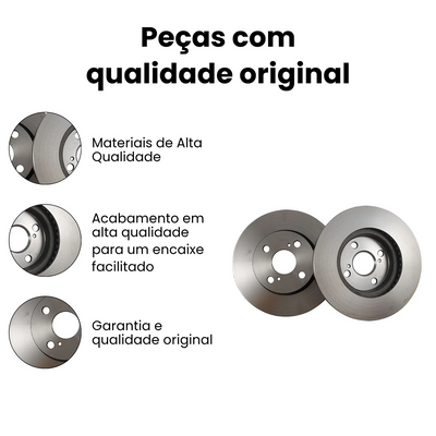 Disco de Freio Dianteiro Ventilado TOYOTA BD2120 - Imagem 3