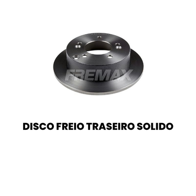 Disco de Freio Traseiro Sólido Fremax Tucson Sonata - Imagem 2