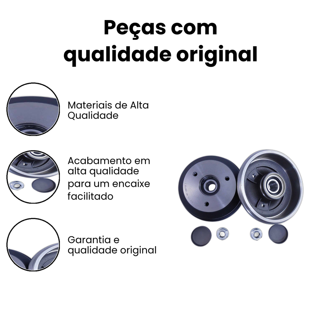Tambor de Freio Traseiro FREMAX Kwid Kwid - Imagem 3