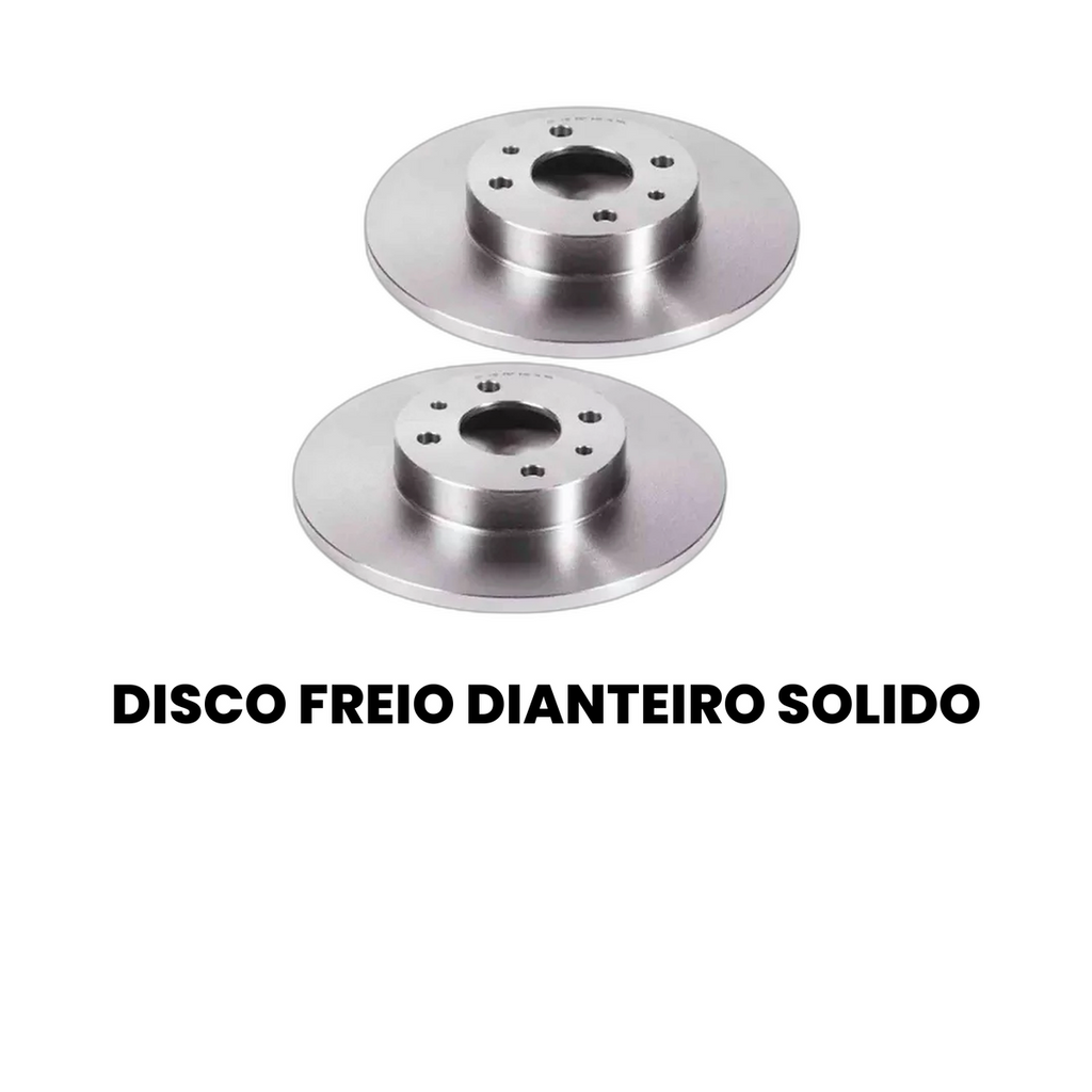 DISCO DE FREIO DIANTEIRO SÓLIDO FIAT | ALFA ROMEO BD3466 - Imagem 2