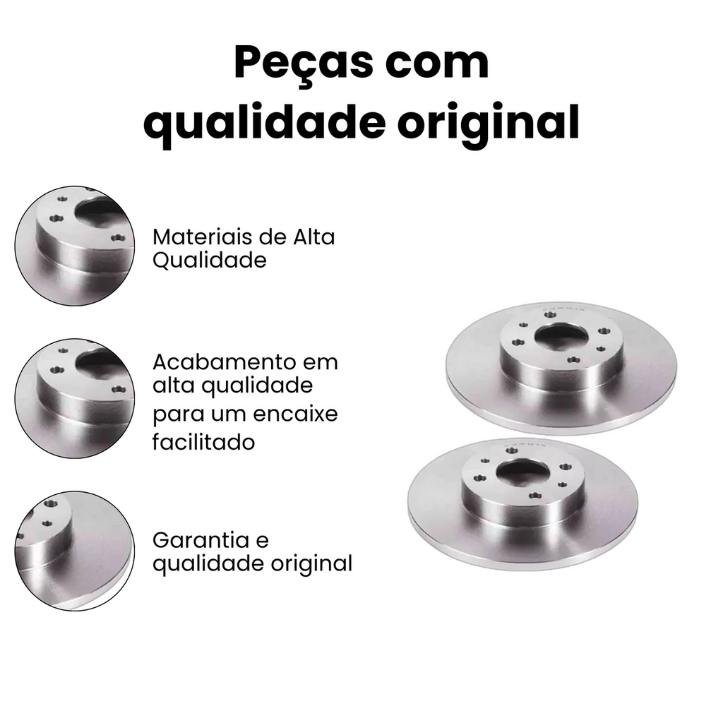 DISCO DE FREIO DIANTEIRO SÓLIDO FIAT | ALFA ROMEO BD3466 - Imagem 3