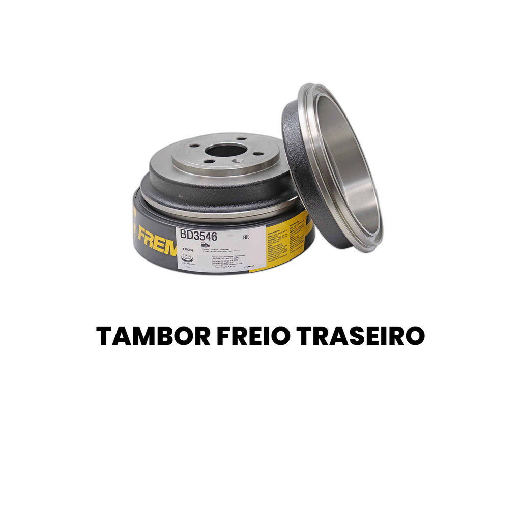 Tambor de Freio Traseiro Fremax Cobalt - Imagem 2