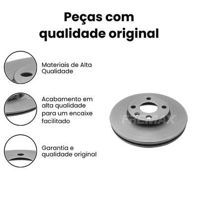 Disco de Freio Dianteiro Ventilado FREMAX - Cobalt - Imagem 3