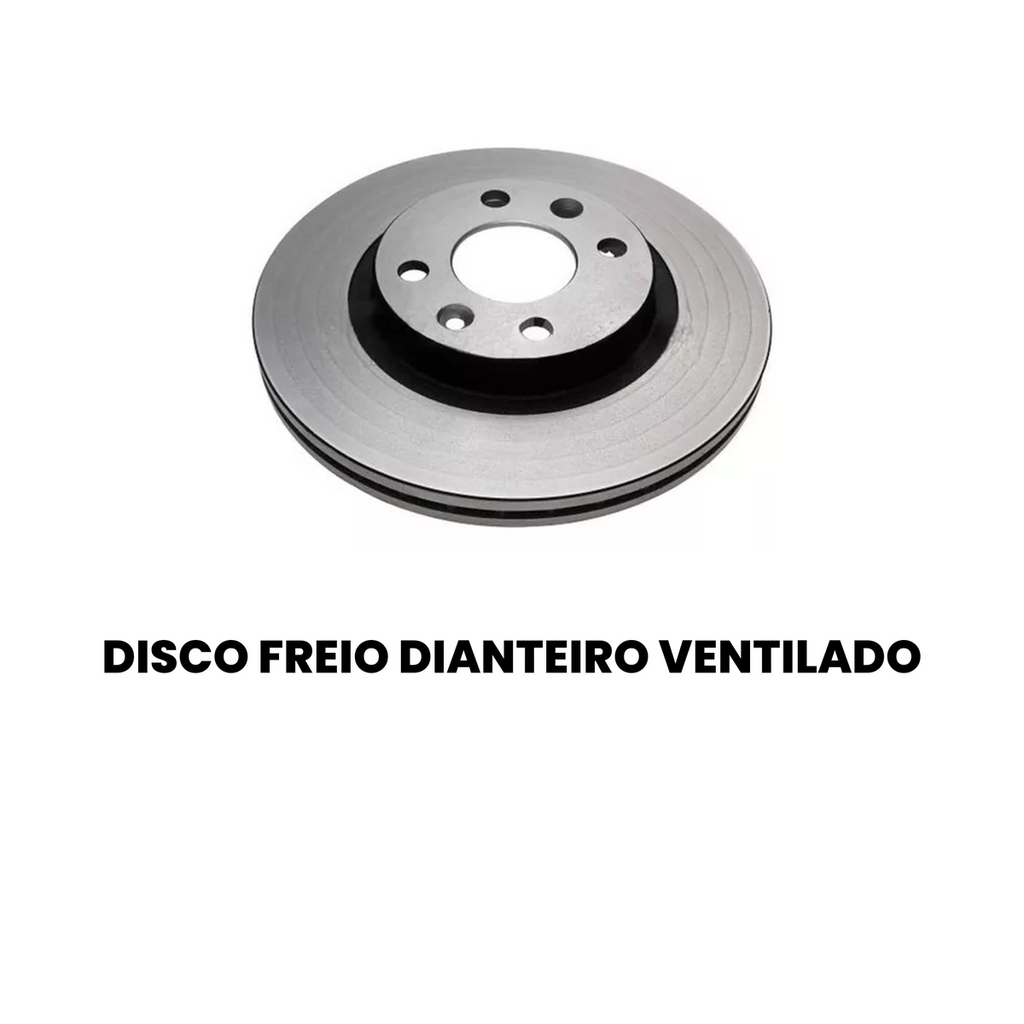 DISCO FREIO DIANTEIRO VENTILADO RENAULT BD3550 - Imagem 2