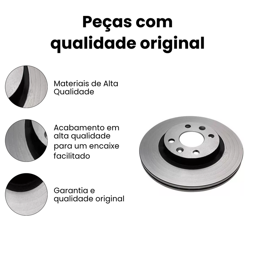 DISCO FREIO DIANTEIRO VENTILADO RENAULT BD3550 - Imagem 3