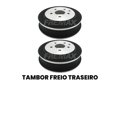 Tambor de Freio Traseiro S10 S10 - FREMAX BD3967 - Imagem 2