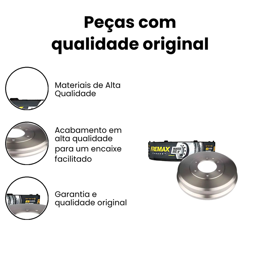 Tambor de Freio Traseiro S10 - Imagem 3