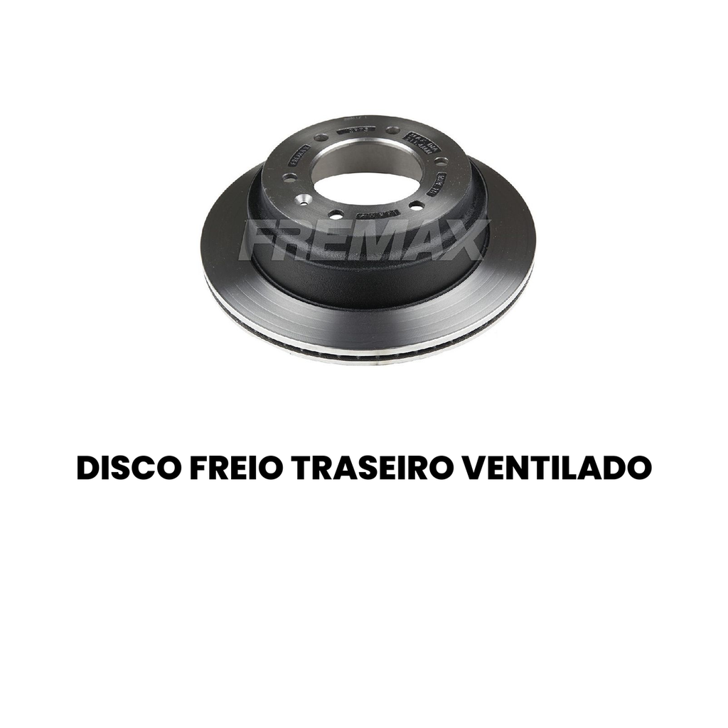 Disco de Freio Traseiro Ventilado Trailblazer FREMAX - Imagem 2