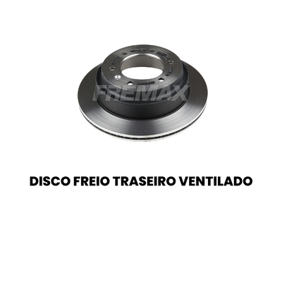 Disco de Freio Traseiro Ventilado Trailblazer FREMAX - Imagem 2