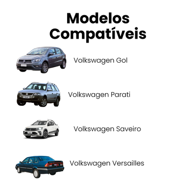 Par Disco Freio Diant Ventilado Volkswagen Gol Parati Saveiro 19 - Imagem 4