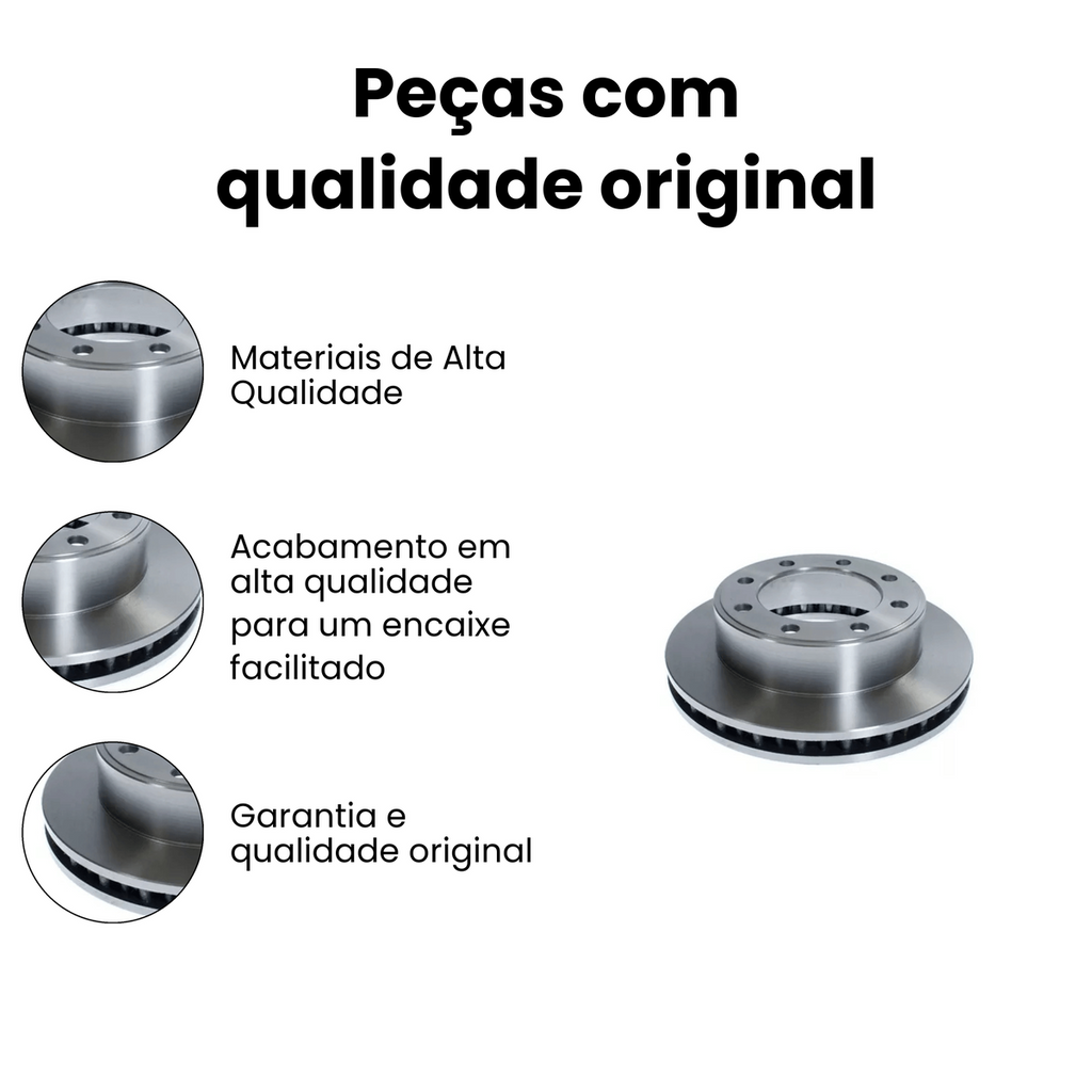 DISCO FREIO DIANTEIRO VENTILADO FORD BD4002 - Imagem 3