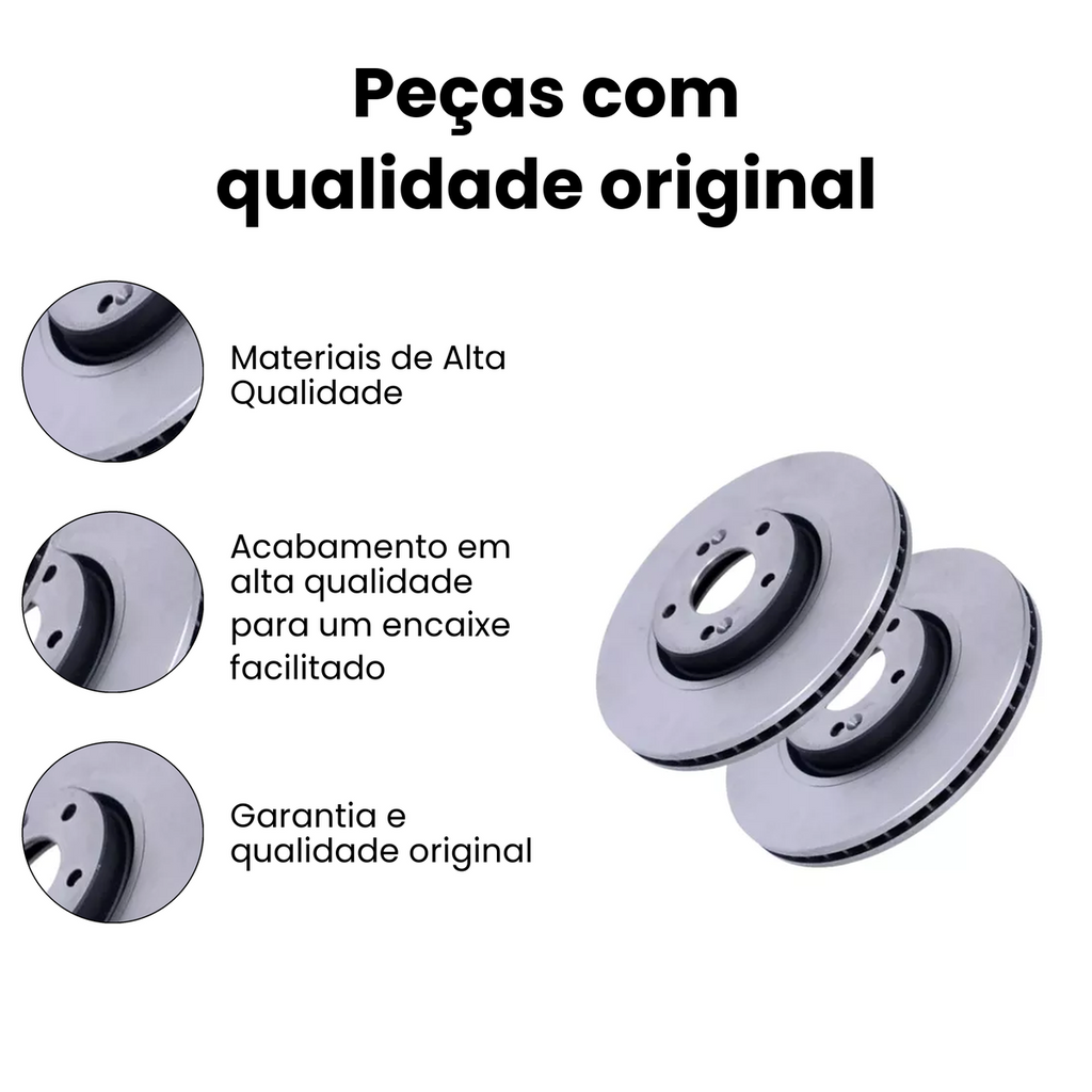 DISCO FREIO DIANTEIRO VENTILADO HYUNDAI | KIA BD4051 - Imagem 3