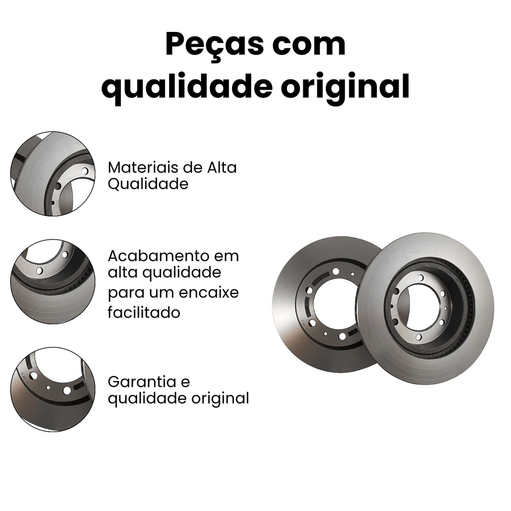 Disco de Freio Dianteiro Ventilado TOYOTA BD4113 - Imagem 3