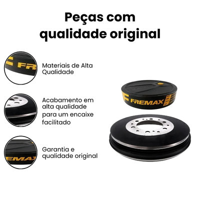 Tambor de Freio Traseiro Hilux Hilux (BD4212) - Imagem 3