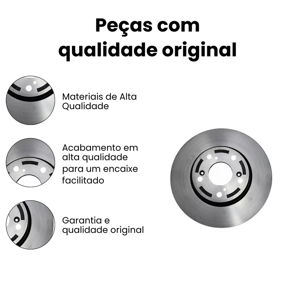 DISCO DE FREIO DIANTEIRO VENTILADO HONDA BD4424 - Imagem 3