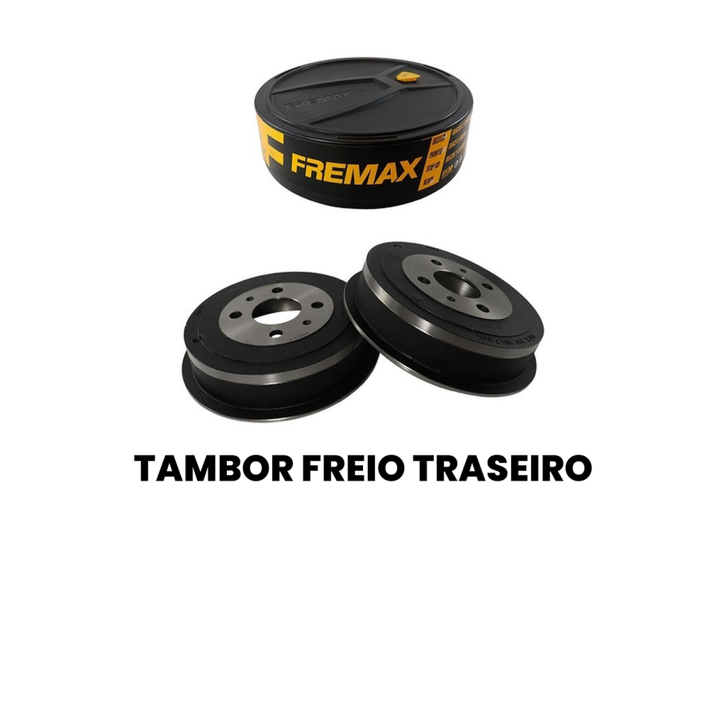 Tambor de Freio Traseiro Cronos Uno - FREMAX BD4593 - Imagem 2