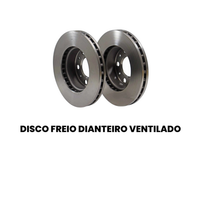 DISCO FREIO DIANTEIRO VENTILADO PEUGEOT | CITROEN | FIAT BD4622 - Imagem 2