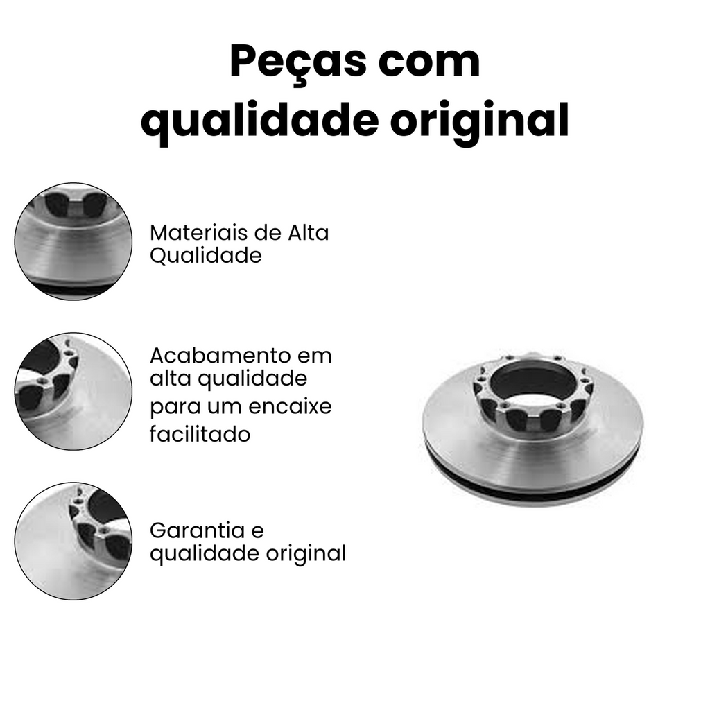 DISCO FREIO DIANTEIRO VENTILADO MERCEDES BENZ BD4730 - Imagem 3