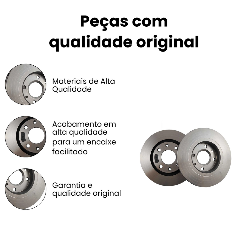 DISCO DE FREIO DIANTEIRO VENTILADO PEUGEOT | CITROEN BD4750 - Imagem 3