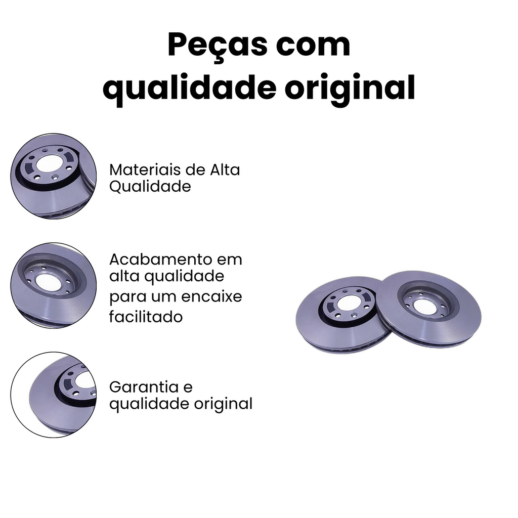 Disco Freio Dianteiro Ventilado CITROEN | PEUGEOT BD4752 - Imagem 3