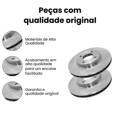 DISCO FREIO DIANTEIRO VENTILADO NISSAN BD4758 - Imagem 3