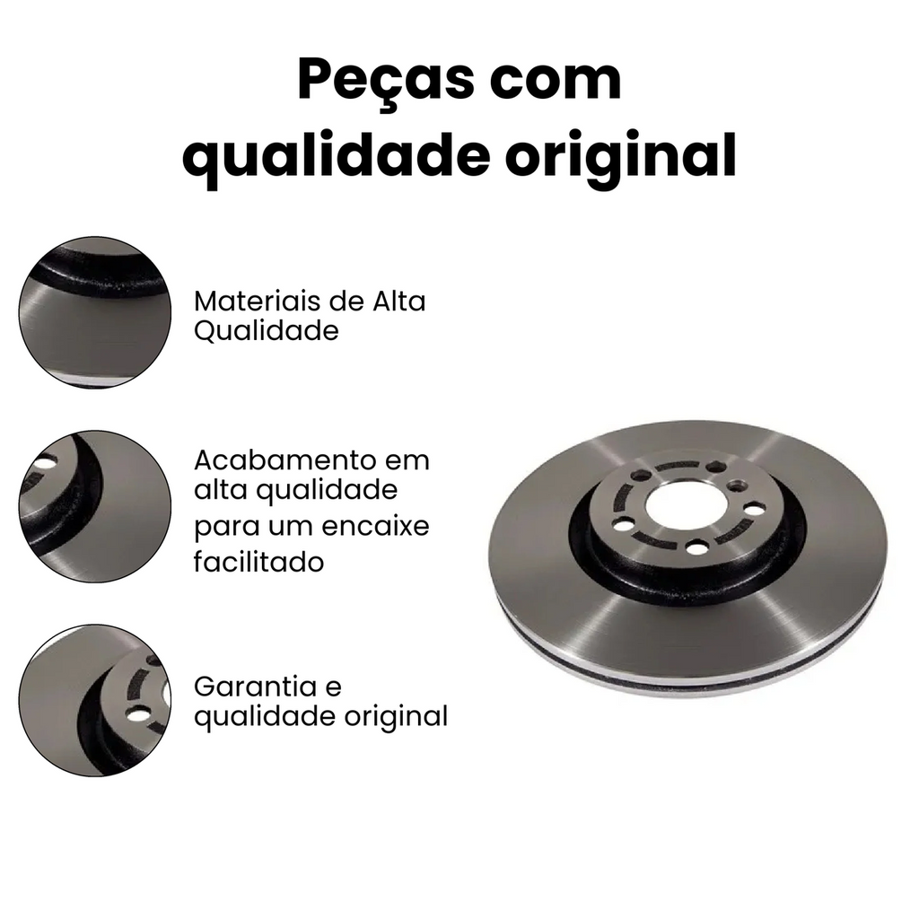 DISCO FREIO DIANTEIRO VENTILADO PEUGEOT | CITROEN BD5017 - Imagem 3