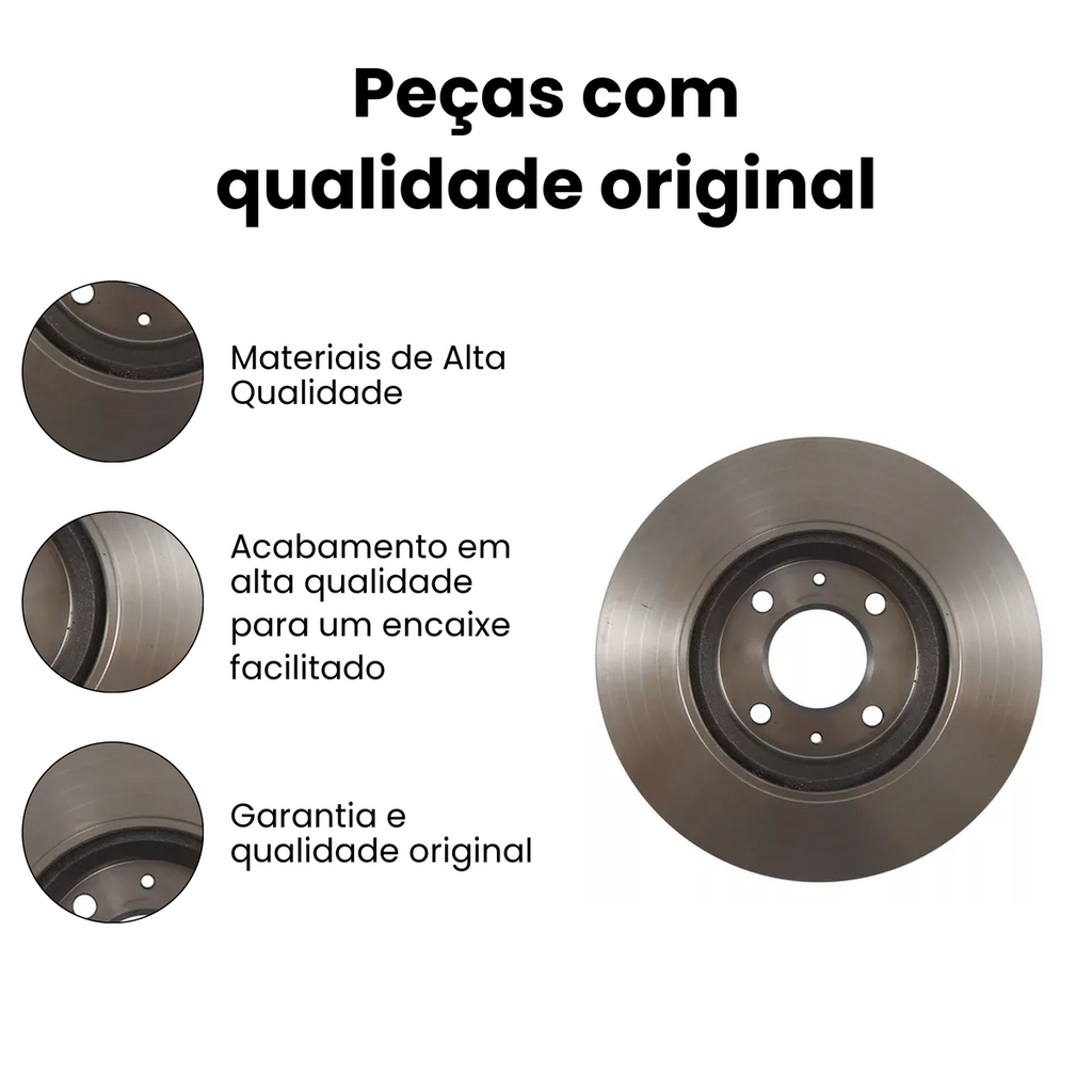 DISCO FREIO DIANTEIRO VENTILADO HYUNDAI BD5203 - Imagem 3