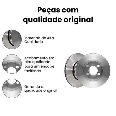 DISCO FREIO DIANTEIRO VENTILADO FORD BD5212 - Imagem 3