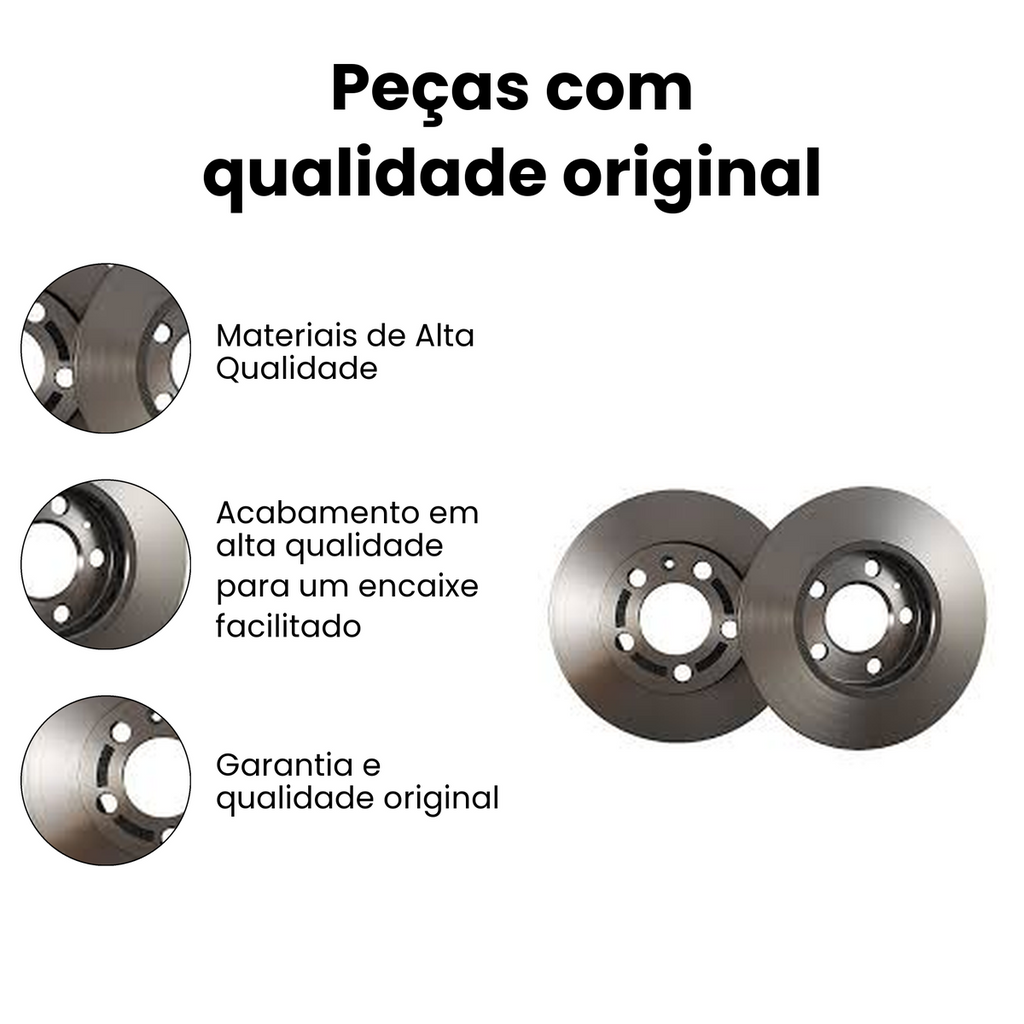 DISCO FREIO DIANTEIRO VENTILADO VOLKSWAGEN BD5308 - Imagem 3