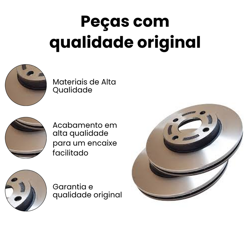 DISCO FREIO DIANTEIRO VENTILADO FORD BD5344 - Imagem 3