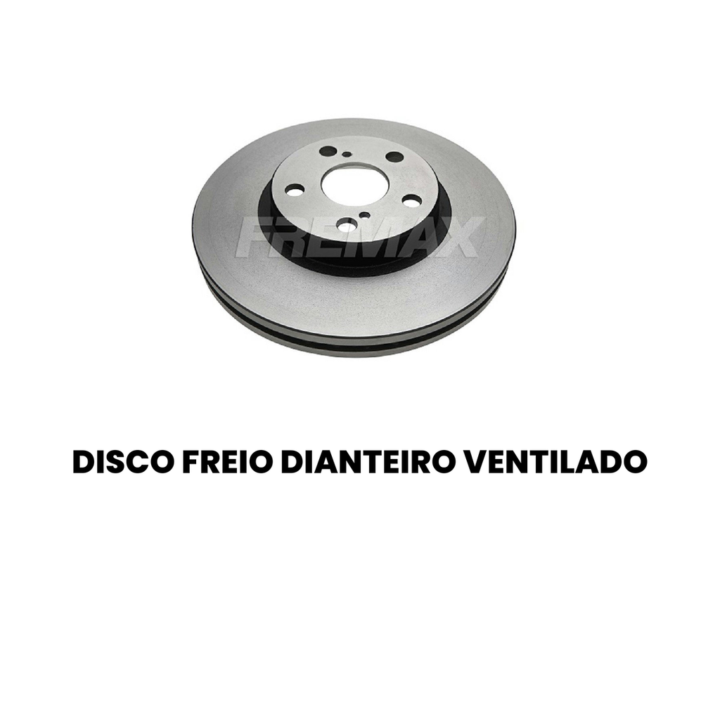 Disco de Freio Dianteiro Ventilado Corolla - Imagem 2