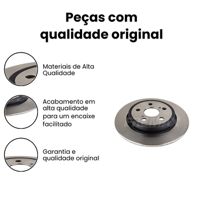 Disco de Freio Traseiro Sólido Corolla | FREMAX - Imagem 3