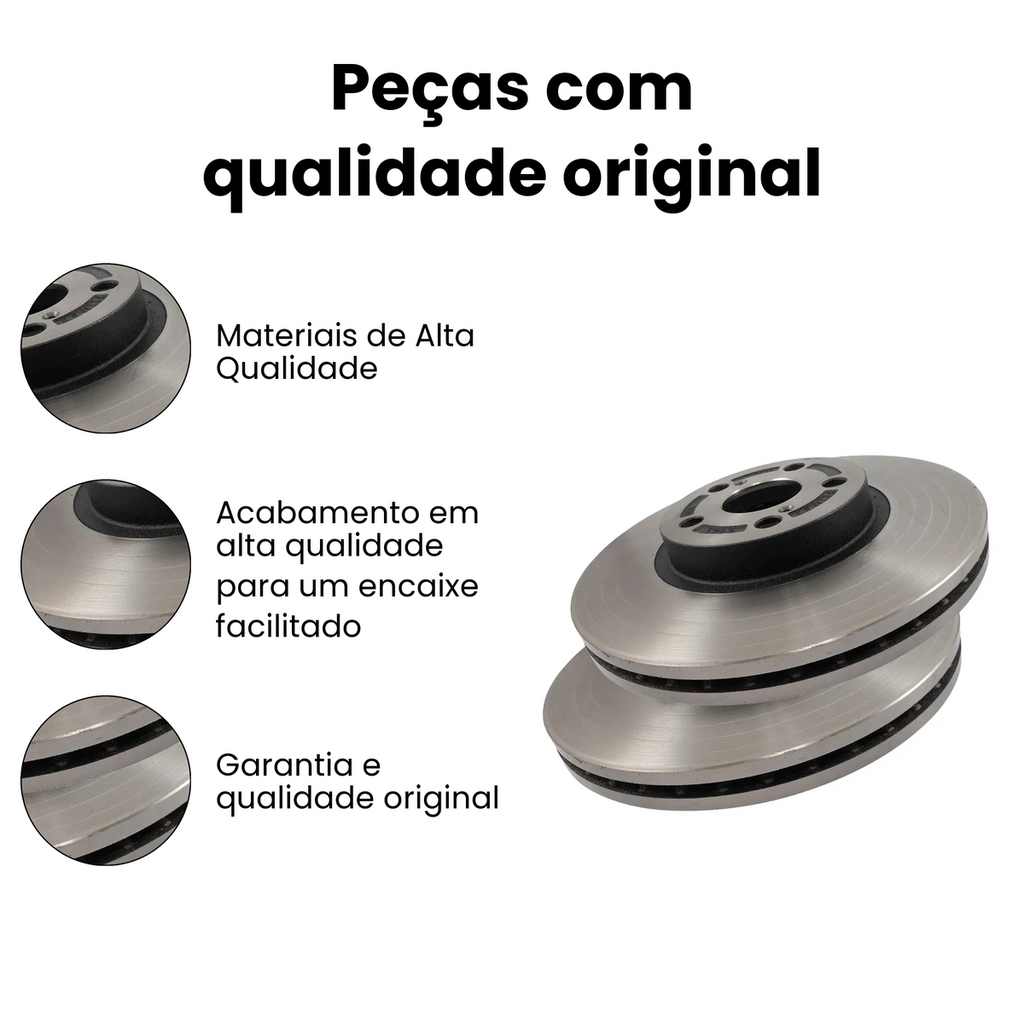 DISCO DE FREIO DIANTEIRO VENTILADO TOYOTA BD5443 - Imagem 3