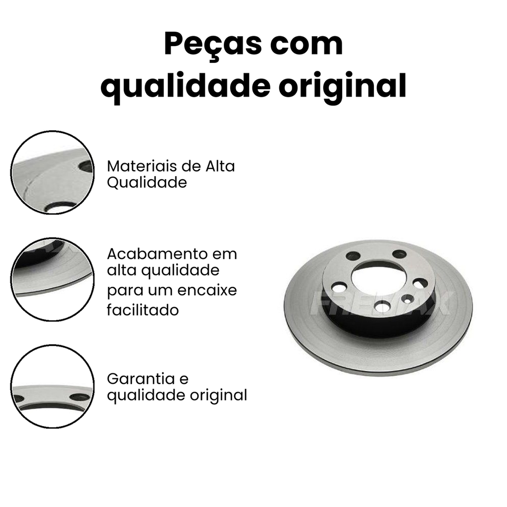 Disco de Freio Traseiro Sólido FREMAX - Bora A1 - Imagem 3