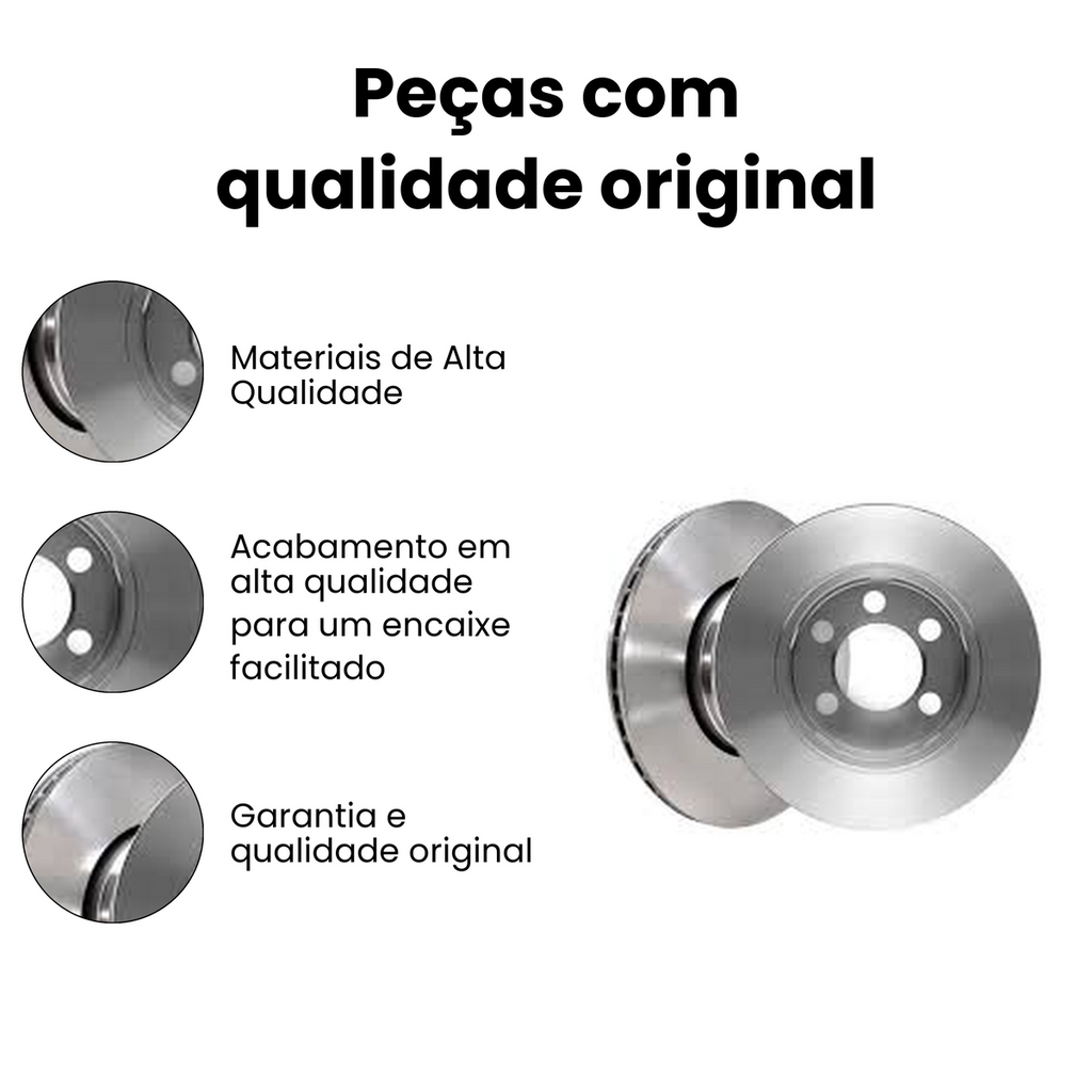 DISCO DE FREIO DIANTEIRO VENTILADO VOLKSWAGEN | AUDI BD5602 - Imagem 3