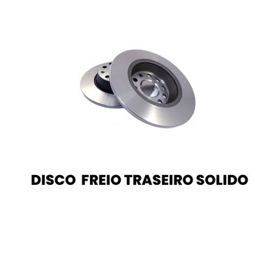 Disco de Freio Traseiro Sólido - Passat Golf - Imagem 2