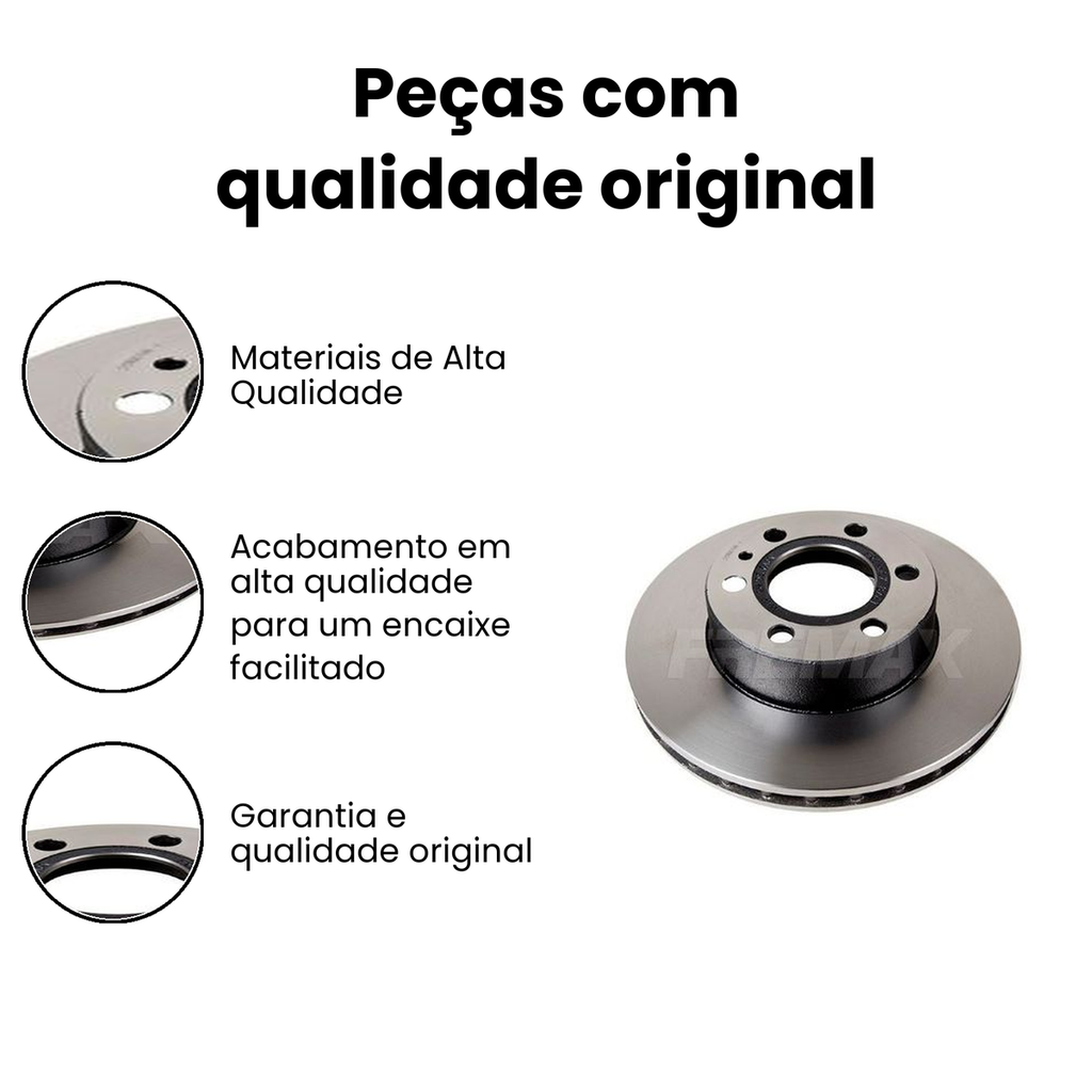 Disco de Freio Dianteiro Ventilado - Virtus - Imagem 3