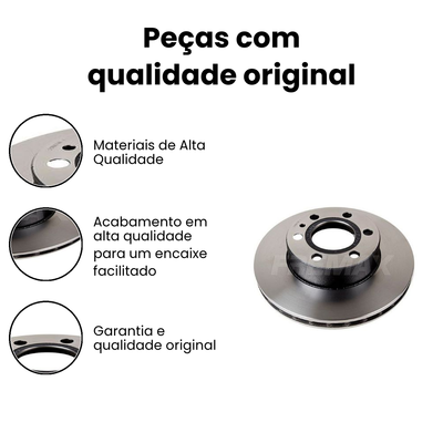 Disco de Freio Dianteiro Ventilado - Virtus - Imagem 3