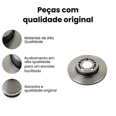 DISCO DE FREIO DIANTEIRO VENTILADO VOLKSWAGEN BD5650 - Imagem 3